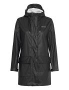 Rain Coat W Outerwear Rainwear Rain Coats Black Exani