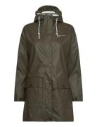 Rain Coat W Outerwear Rainwear Rain Coats Khaki Green Exani