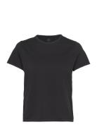 Essential Block Seamless Tee Sport T-shirts & Tops Short-sleeved Black Casall