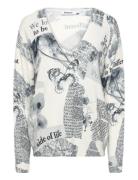 Kawartha Lakes Tops T-shirts & Tops Long-sleeved White Desigual