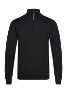 Inancona Tops Knitwear Half Zip Jumpers Black INDICODE