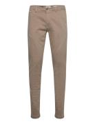 Benni Trousers Regular Hyperchino Color Xlite Bottoms Trousers Chinos Beige Replay