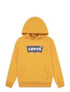 Po-Pull-Over Hoody Tops Sweatshirts & Hoodies Hoodies Yellow Levi's