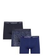 Cotton Stretch Boxer 3P Boxershorts Navy Björn Borg