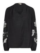 Frharbo Bl 1 Tops Blouses Long-sleeved Black Fransa