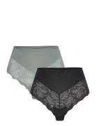 Brief Brazilian High Blenda W Lingerie Panties High Waisted Panties Black Lindex