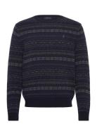 Fair Isle Wool Sweater Tops Knitwear Round Necks Navy Polo Ralph Lauren