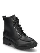 Brimfield Mid Lace Up Boot Black Full Grain Shoes Boots Ankle Boots Laced Boots Black Timberland