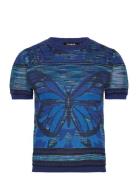 Butterfly Tops Knitwear Jumpers Navy Desigual