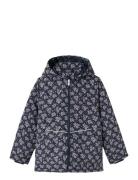 Nkfmaxi Jacket Aop Outerwear Jackets & Coats Winter Jackets Navy Name It