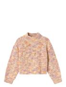 Nkfobbelina Ls Short Knit Tops Knitwear Pullovers Coral Name It