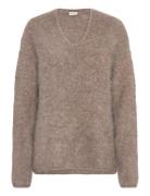 Moe Sweater Tops Knitwear Jumpers Beige Balmuir