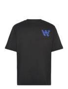 Wwasa Gothic T-Shirt Tops T-Kortærmet Skjorte Black Double A By Wood Wood