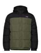 Bawinkel Blocked Padded Jacket Sport Jackets Padded Jackets Khaki Green FILA