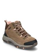 Womens Relaxed Fit Trego Alpine Trail - Waterproof Sport Sport Shoes Outdoor-hiking Shoes Brown Skechers