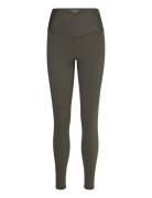 Studio Cross Tights Sport Running-training Tights Khaki Green Björn Borg