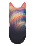 Girls Digital Placement Powerback Badedragt Badetøj Multi/patterned Speedo