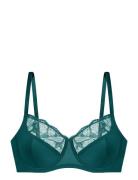 Sunniva Wired Bra Lingerie Bras & Tops Wired Bras Green Dorina