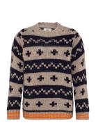 Crash Keldino Reykavik Sweater Tops Knitwear Pullovers Multi/patterned Mads Nørgaard