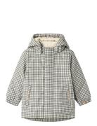 Nmmlasnow10 Jacket Aop 1Fo Lil Foret Jakke Grey Lil'Atelier