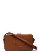 Leather Medium Witley Crossbody Wallet Bags Crossbody Bags Brown Lauren Ralph Lauren