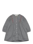 Dress Woven Dresses & Skirts Dresses Baby Dresses Long-sleeved Baby Dresses Grey En Fant