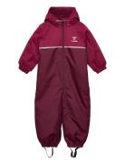 Hmlsnoopy Tex Snowsuit Outerwear Coveralls Snow-ski Coveralls & Sets Burgundy Hummel