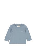 Ted B. Ls Tops T-shirts Long-sleeved T-Skjorte Blue MarMar Copenhagen