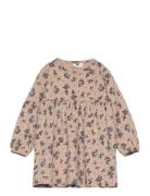 Dress Ls Dresses & Skirts Dresses Casual Dresses Long-sleeved Casual Dresses Beige En Fant