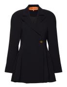 Voluminous Mini Coat Dress, 2273 Cr Blazers Double Breasted Blazers Black STINE GOYA