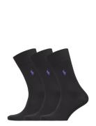 Trouser Sock 3-Pack Underwear Socks Regular Socks Black Polo Ralph Lauren Underwear