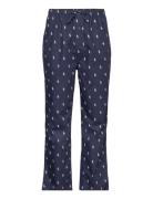 Signature Pony Cotton Pajama Pant Hyggebukser Navy Polo Ralph Lauren Underwear