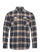 Inbugge Tops Shirts Casual Navy INDICODE