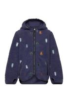 Mara Pile Jacket Outerwear Fleece Outerwear Fleece Jackets Navy Liewood