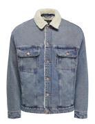 Onswilson Sherpa Dbtint 0970 Dnm Jacket Jakke Denimjakke Blue ONLY & SONS