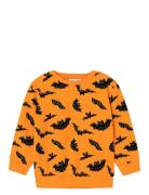 Nmnowen Nreg Sweat Box Bru Tops Sweatshirts & Hoodies Sweatshirts Orange Name It