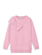 Nkfnupa Ls Nreg Long Swe Bru Tops Sweatshirts & Hoodies Sweatshirts Pink Name It