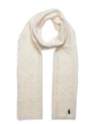 Wool/Cashmere Blend-Wl Cshmr Clsc C Accessories Scarves Winter Scarves Cream Polo Ralph Lauren