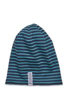 Topline Fleece Cap Navy/Turq Str 04 L 6 - Adult Accessories Headwear Hats Baby Hats Blue Geggamoja