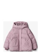 Puffer Jacket Karla Foret Jakke Pink Wheat