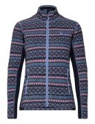 Olga Fleece Sport Sweatshirts & Hoodies Fleeces & Midlayers Blue Kari Traa