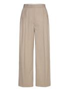 Enzo - Classic Wool Blend Bottoms Trousers Suitpants Beige Day Birger Et Mikkelsen