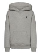 Seasonal Fleece-Ls Po Hood-Tp-Knt Tops Sweatshirts & Hoodies Hoodies Grey Ralph Lauren Kids