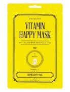 Kocostar Vitamin Happy Mask Beauty Women Skin Care Face Masks Sheetmask Nude KOCOSTAR