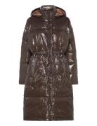 Willall Coat Long Foret Jakke Brown Lollys Laundry