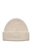 Slhmason Merino Sailor Wool Beanie Accessories Headwear Beanies Cream Selected Homme