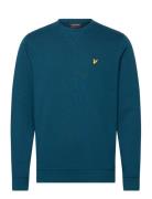 Crew Neck Sweatshirt Tops Sweatshirts & Hoodies Sweatshirts Blue Lyle & Scott