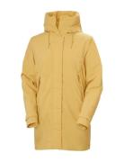 W Victoria Ins Mid Rain Jacket Outerwear Rainwear Rain Coats Yellow Helly Hansen