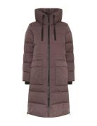 Mschpavinaria Zip Jacket Foret Jakke Brown MSCH Copenhagen