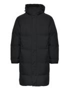 Recycled Padded Coat Parka Jakke Black Lindbergh